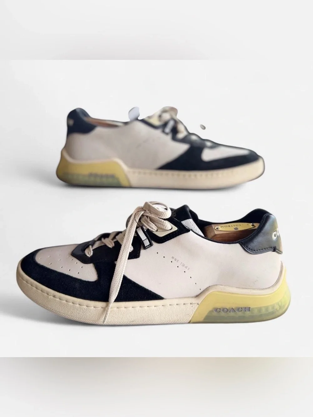 Coach CitySole Court Sneaker sneakers in black and beige , size US 10.5